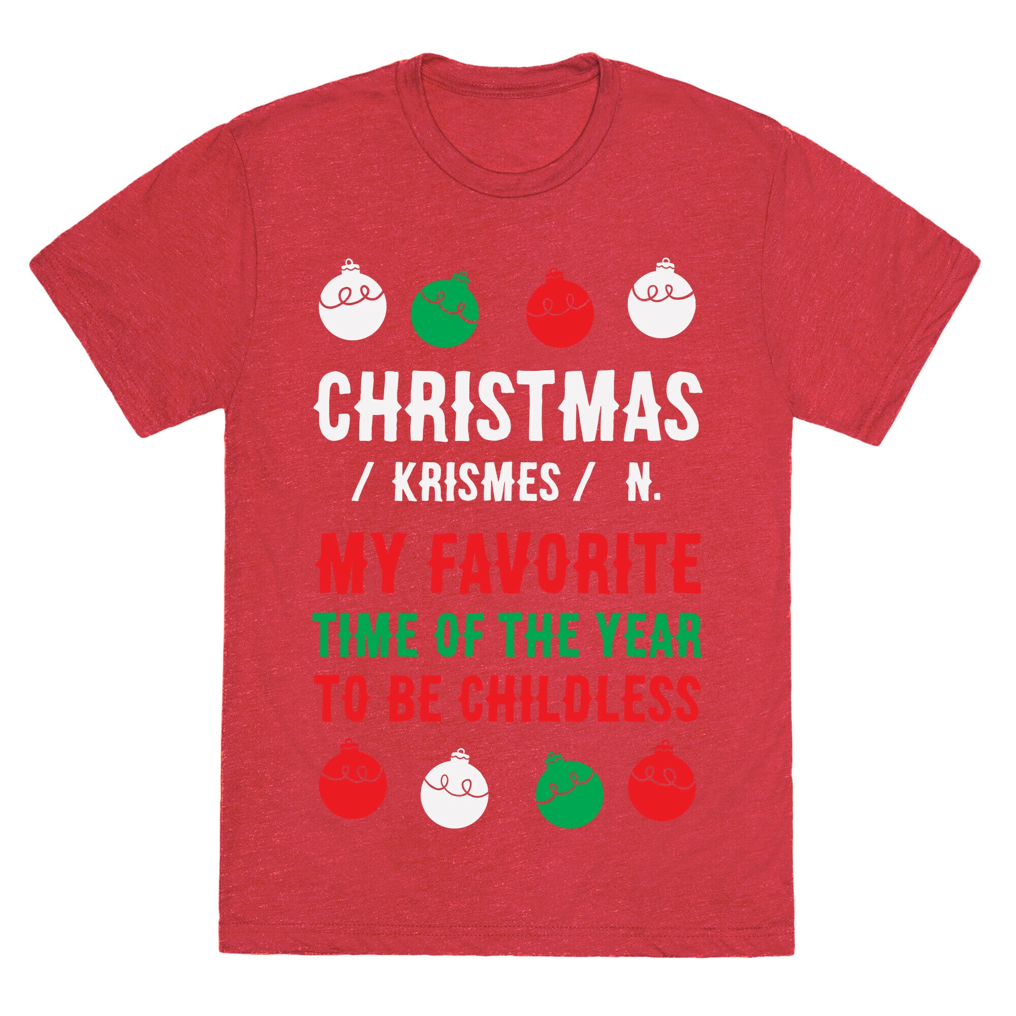 Christmas Definition Unisex Triblend Tee